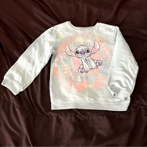 Disney Lilo And Stitch Tie-Dye Sweatshirt Size Small